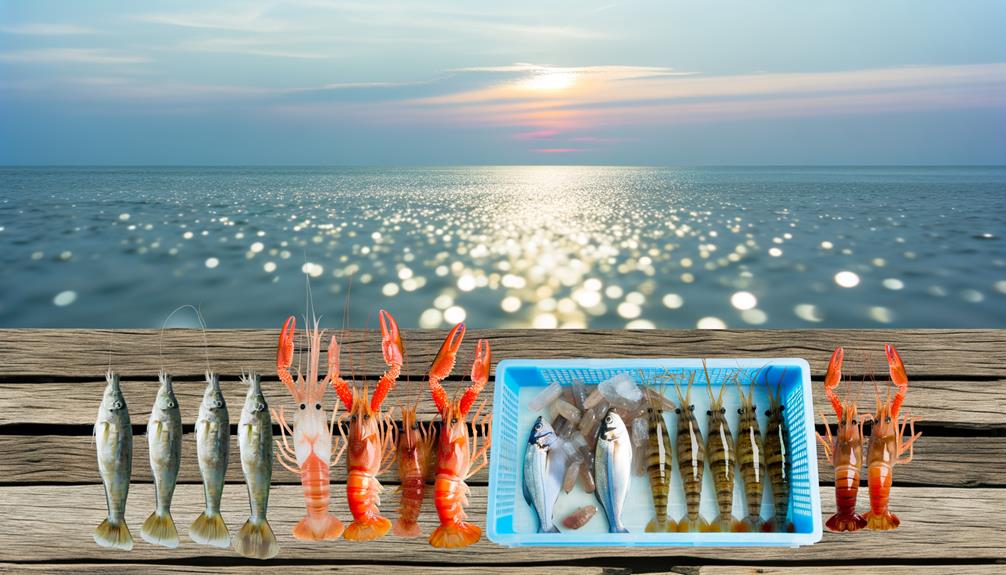 saltwater fishing live baits