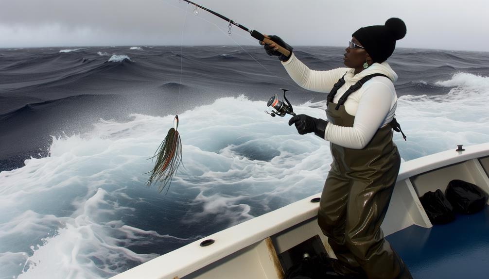 bucktail jigging technique advice