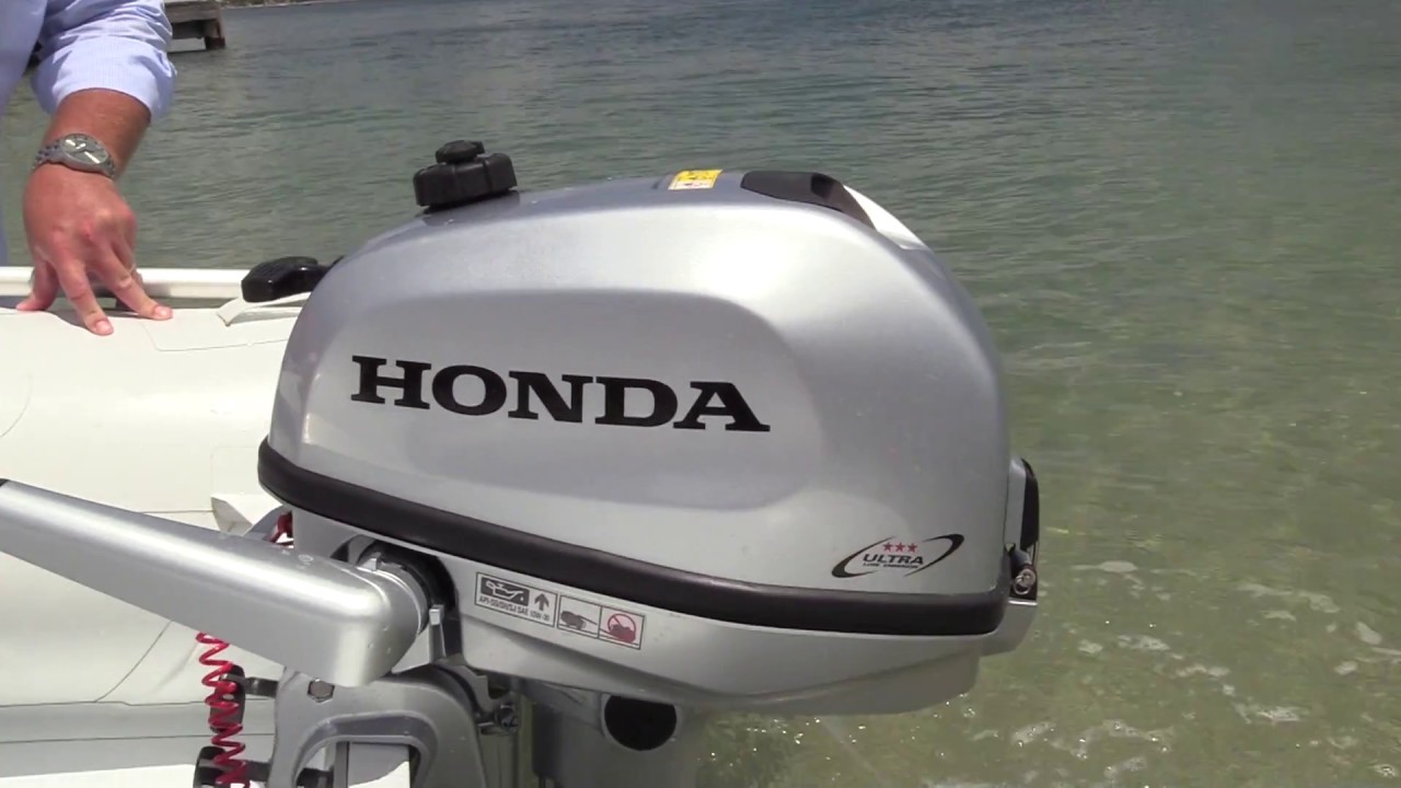 Honda Launches new 4HP 5HP and 6HP outboards - YouTube